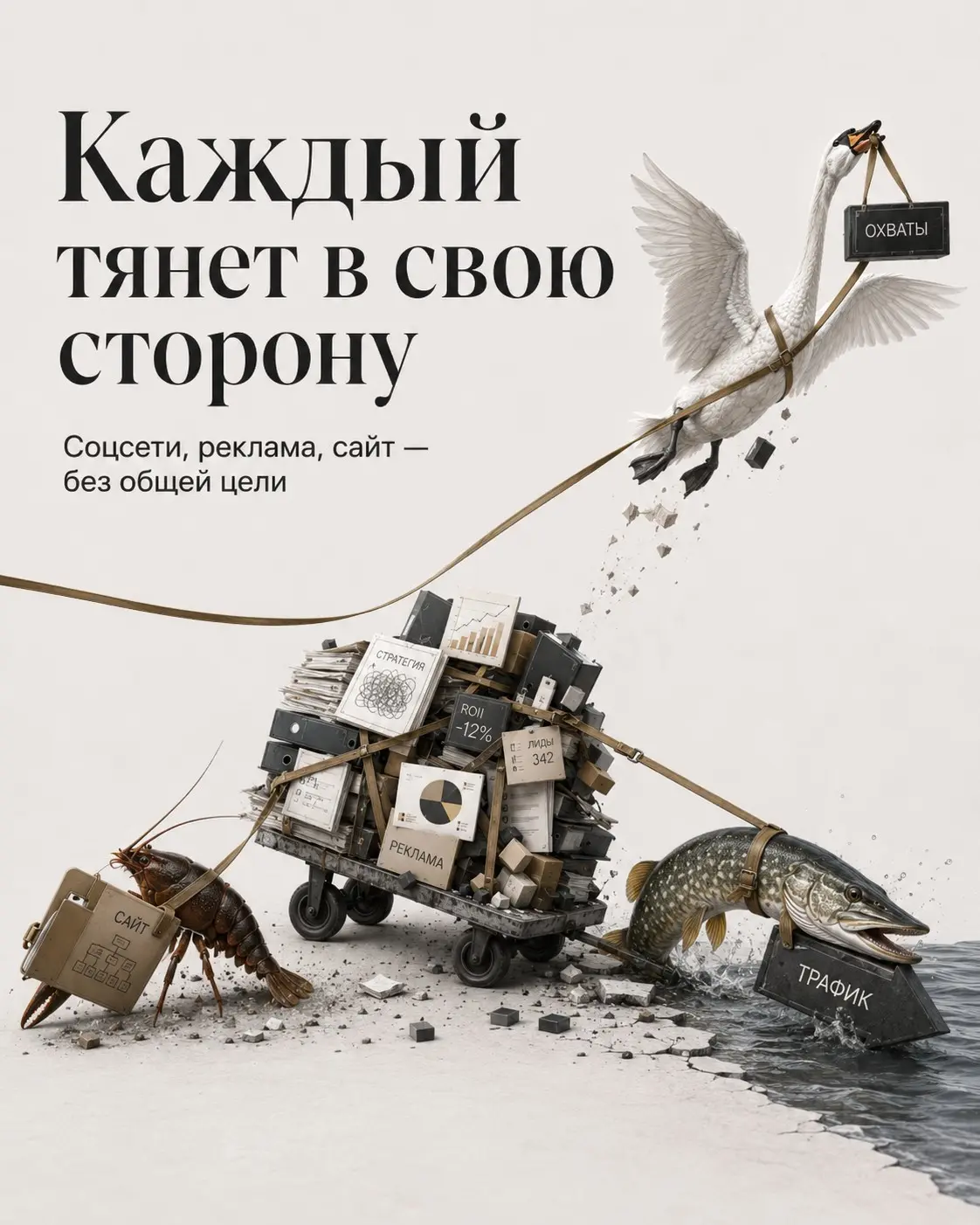 У тебя нет маркетинга. Ты просто оплачиваешь хаос | Сетка — социальная сеть от hh.ru