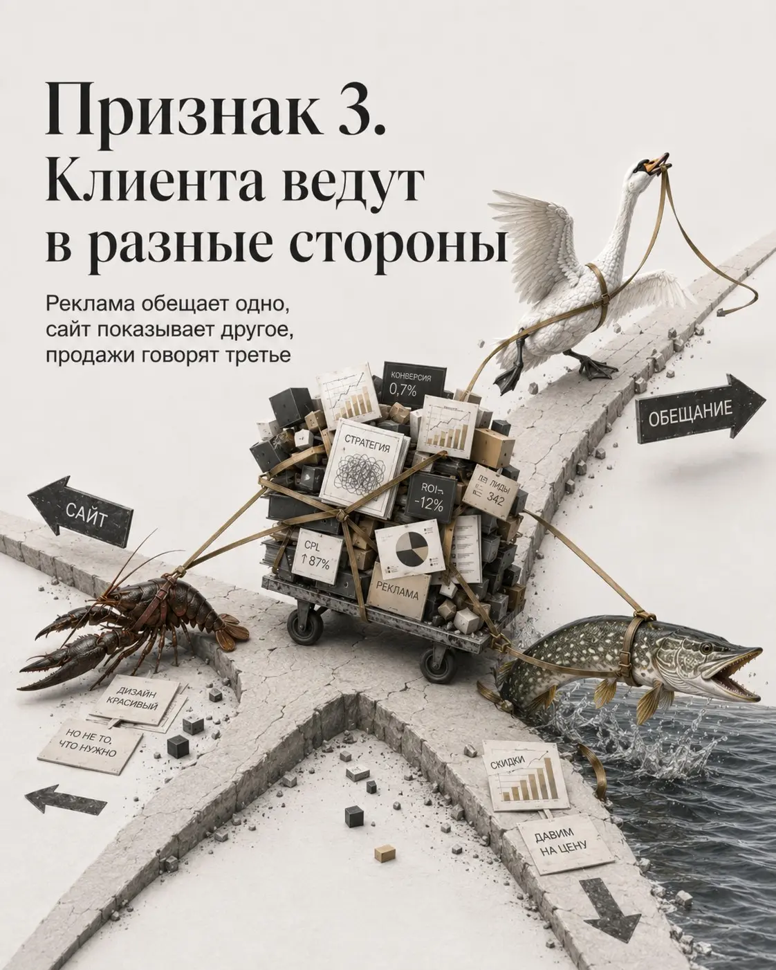 У тебя нет маркетинга. Ты просто оплачиваешь хаос | Сетка — социальная сеть от hh.ru