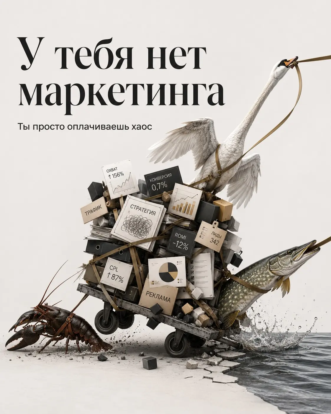 У тебя нет маркетинга. Ты просто оплачиваешь хаос | Сетка — социальная сеть от hh.ru