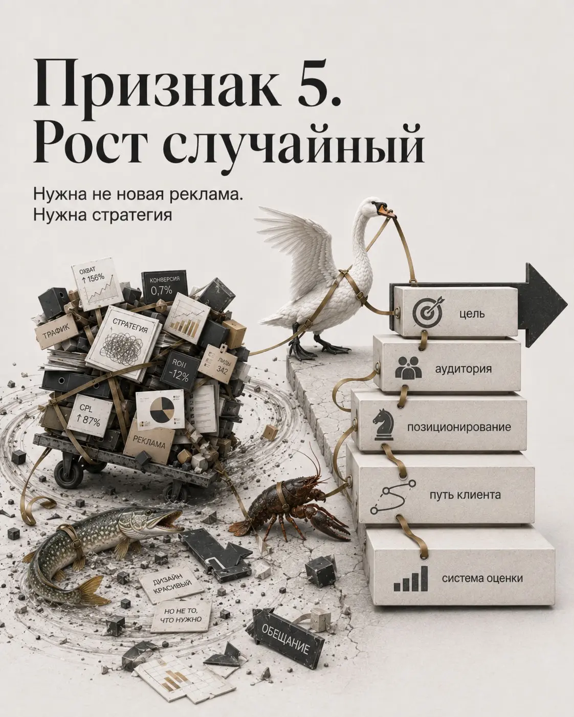 У тебя нет маркетинга. Ты просто оплачиваешь хаос | Сетка — социальная сеть от hh.ru