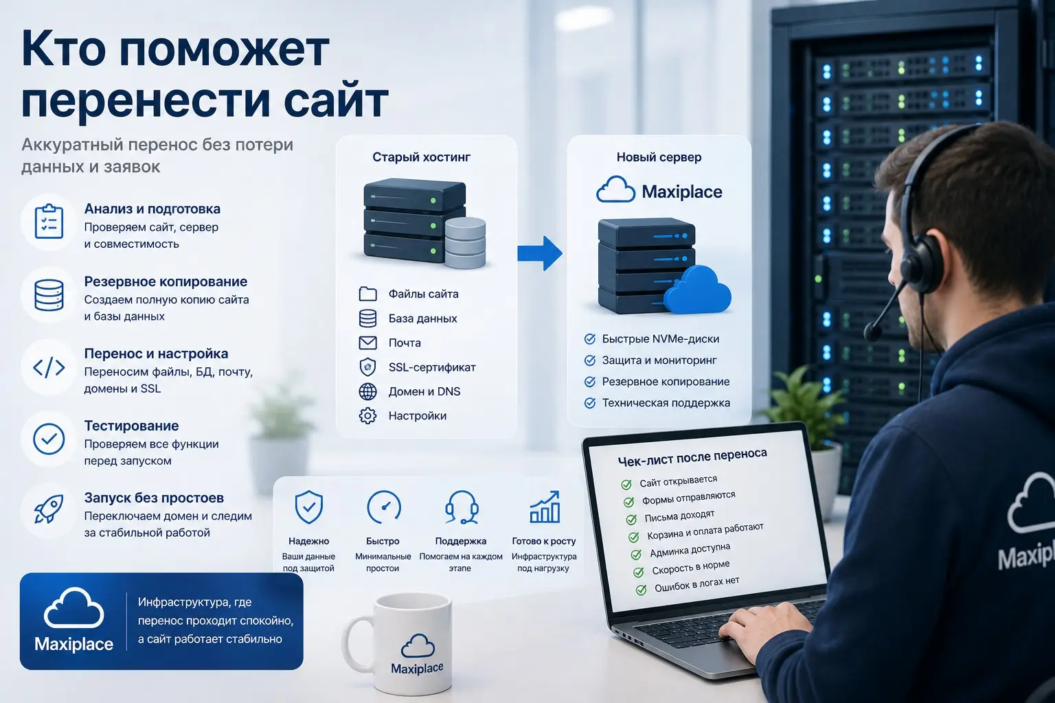 Кто поможет перенести сайт | Сетка — социальная сеть от hh.ru