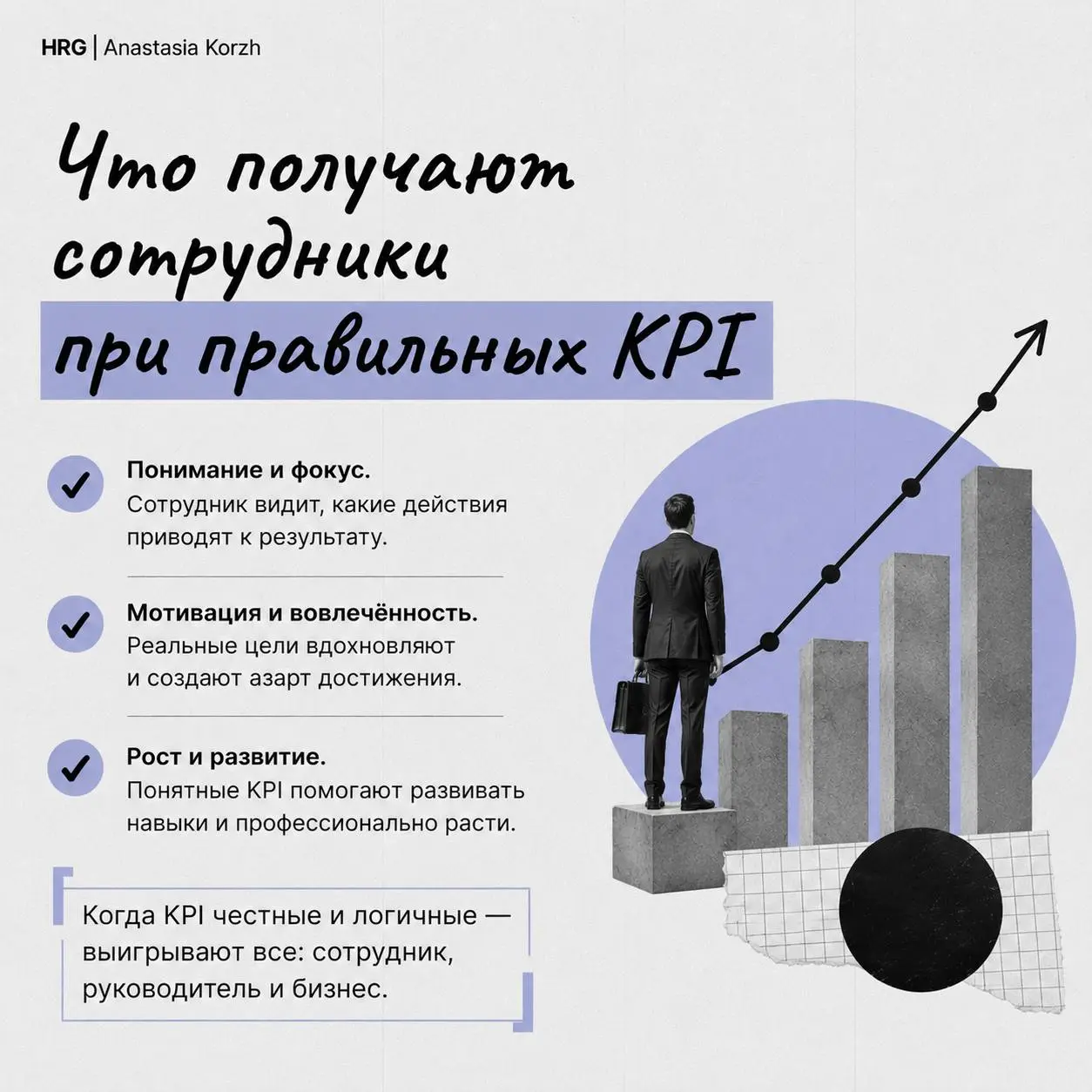 🪻РабочиеKPIпомогают достигать целей бизнеса, неудачные - создают лишь видимость управления)
В карточках собрала3️⃣самые распространенные ошибки при разработке системы мотивации. | Сетка — социальная сеть от hh.ru