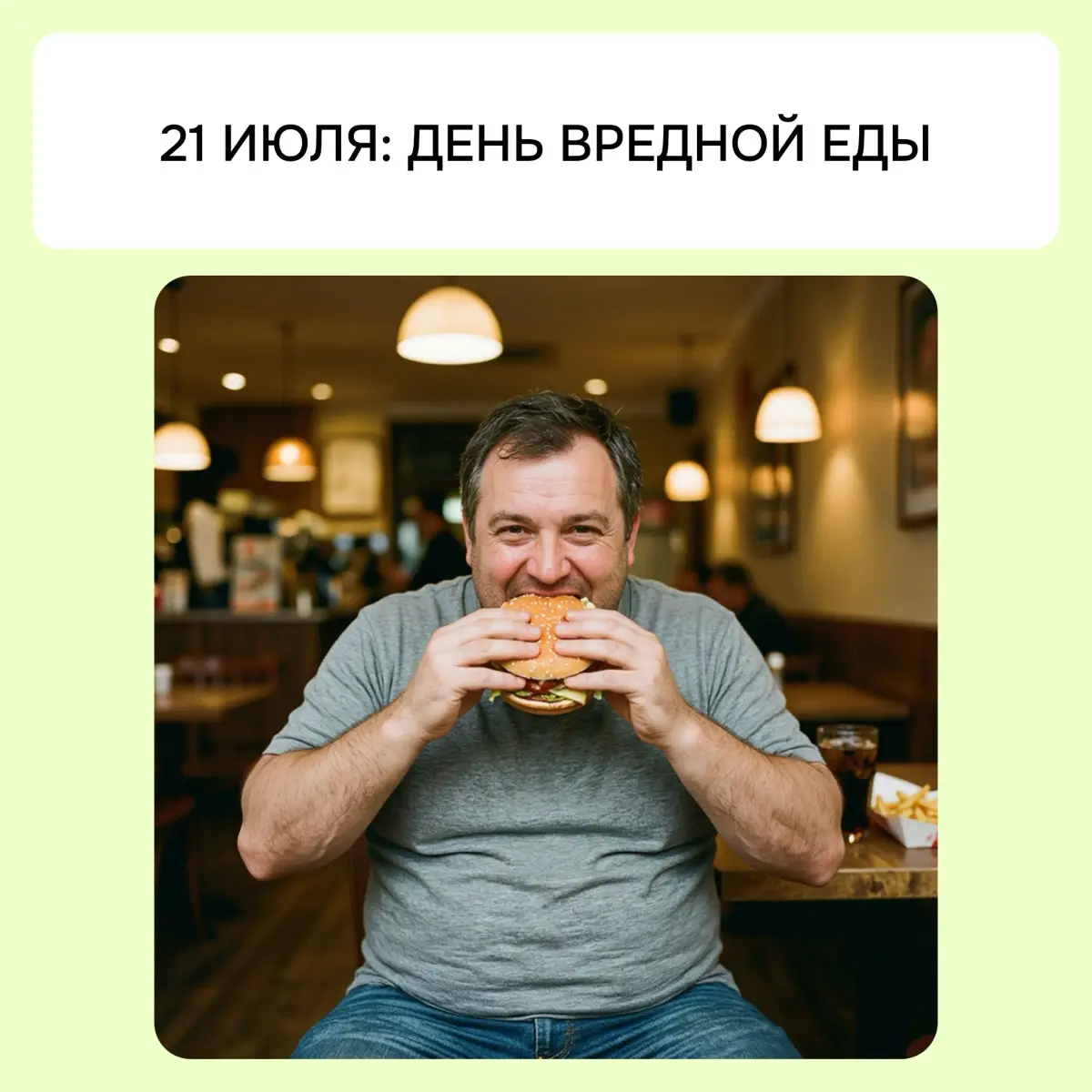 Вредная пища и страхование жизни: какая связь? | Сетка — социальная сеть от hh.ru