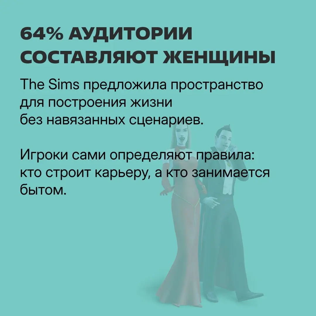 Sul sul 👋
Более 25 лет The Sims считается лучшим симулятором жизни | Сетка — социальная сеть от hh.ru