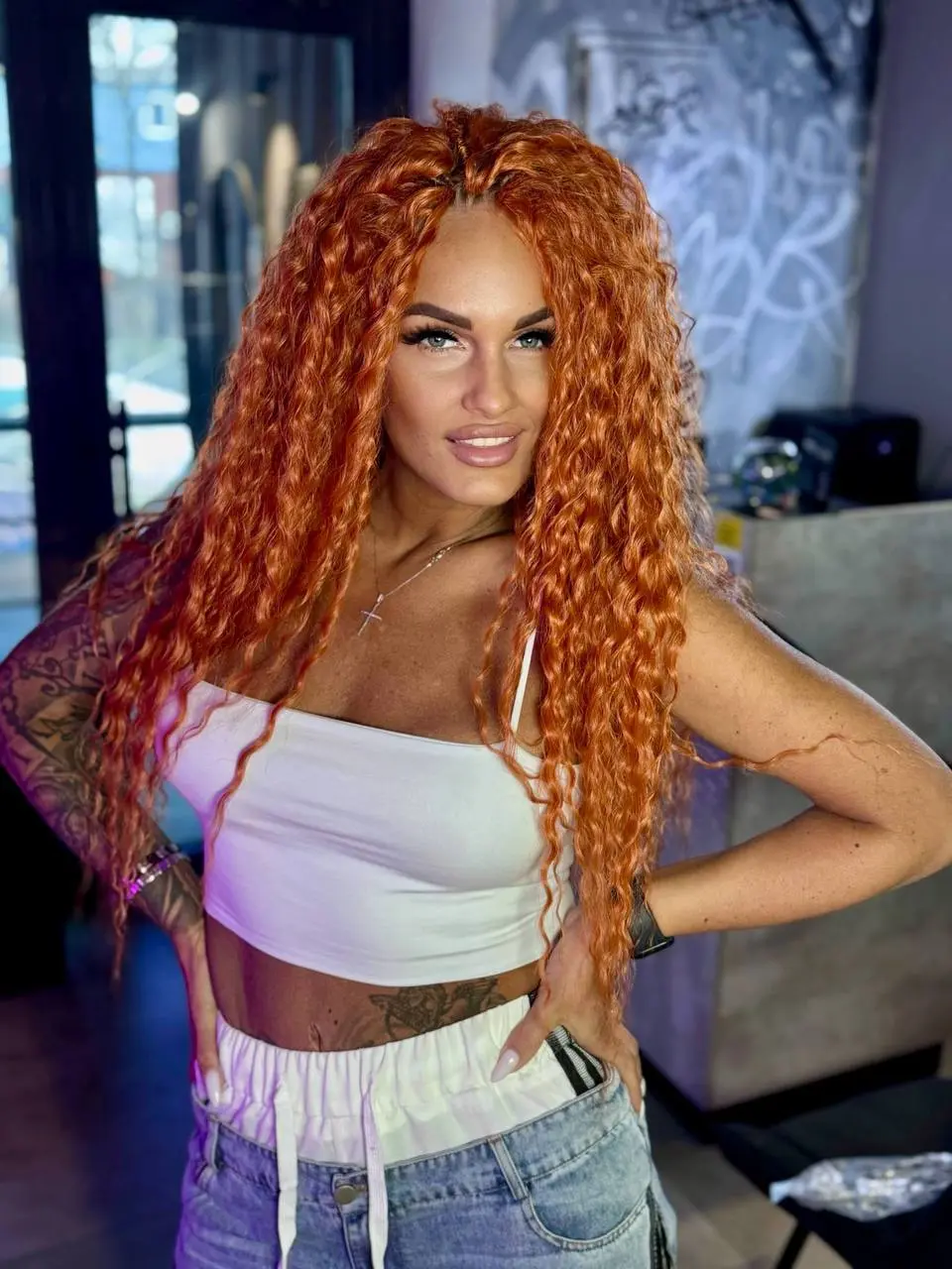 Кудри — 145t
300 г, 55 см
Стоимость 2250
1950₽ по скидке за отзыв в 2Гис
Osika hair
https://2gis.ru/vladivostok/geo/70000001057131223
#кудриариэль@osikavolosVL
#кудриариэльрыжие@osikavolosVL | Сетка — социальная сеть от hh.ru