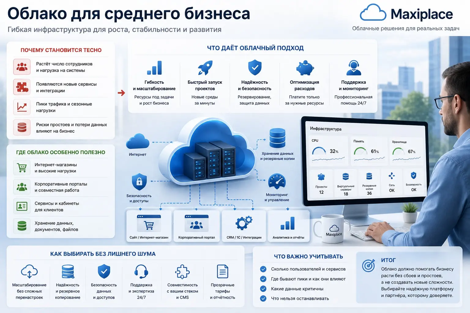 Облако для среднего бизнеса | Сетка — социальная сеть от hh.ru
