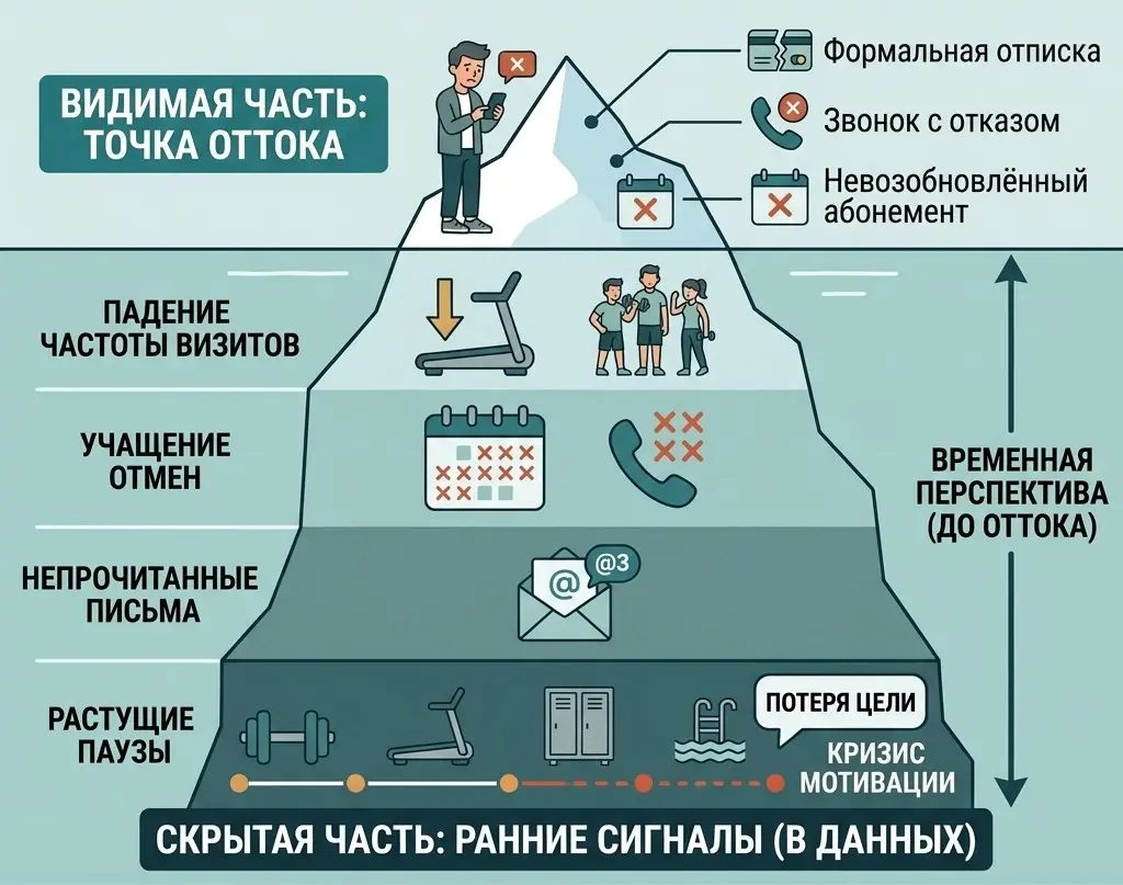 Клиент уходит не внезапно: ранние сигналы оттока | Сетка — социальная сеть от hh.ru