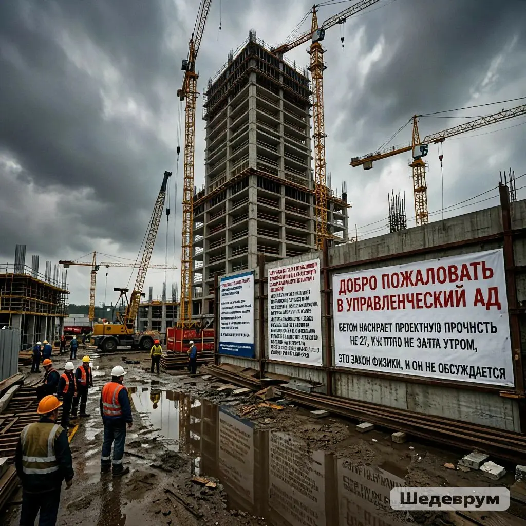 Строить небоскрёб на сыром фундаменте? Добро пожаловать в управленческий ад.
Каждый строитель знает: бетон набирает проектную прочность 28 суток. Не 27. Не 20. И уж точно не «завтра утром» | Сетка — социальная сеть от hh.ru