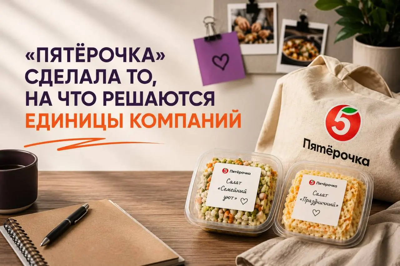 «Пятёрочка» сделала то, на что решаются единицы компаний 😀
Корпоративный кулинарный конкурс.
Почти 400 семейных рецептов от сотрудников.
Обычно такие истории заканчиваются одинаково.
Рандомайзер | Сетка — социальная сеть от hh.ru