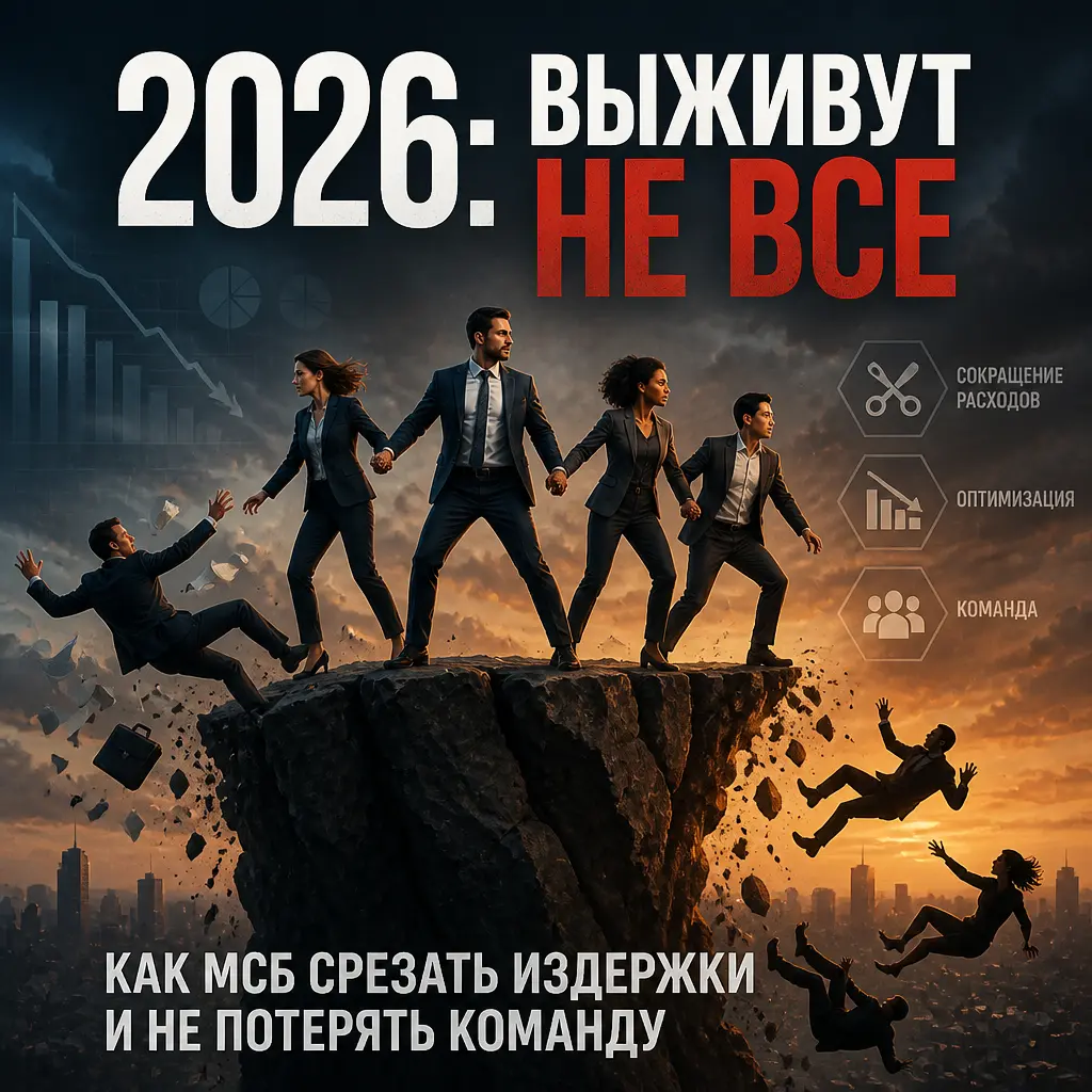 📉 2026: Выживут не все. Как МСБ срезать издержки без потерь | Сетка — социальная сеть от hh.ru