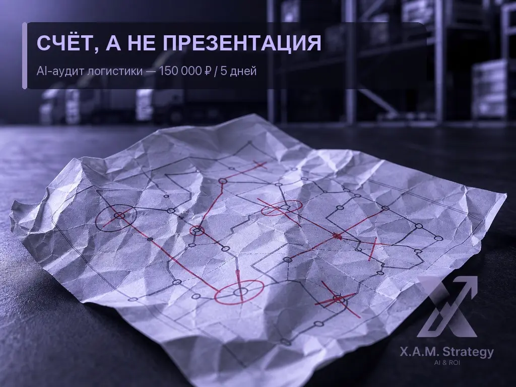 Ещё одна презентация про то, как AI «трансформирует логистику» — и снова без единой цифры для P&L. 📊
Знакомо? Полугодие закрыто, руководство спросило про ROI от AI — а ответить нечем | Сетка — социальная сеть от hh.ru