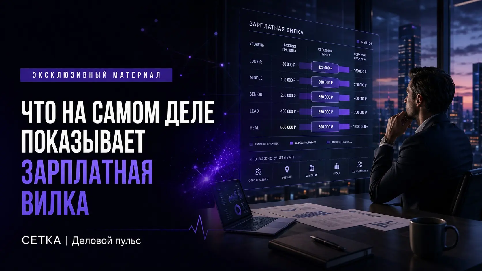 Что на самом деле показывает зарплатная вилка | Сетка — социальная сеть от hh.ru