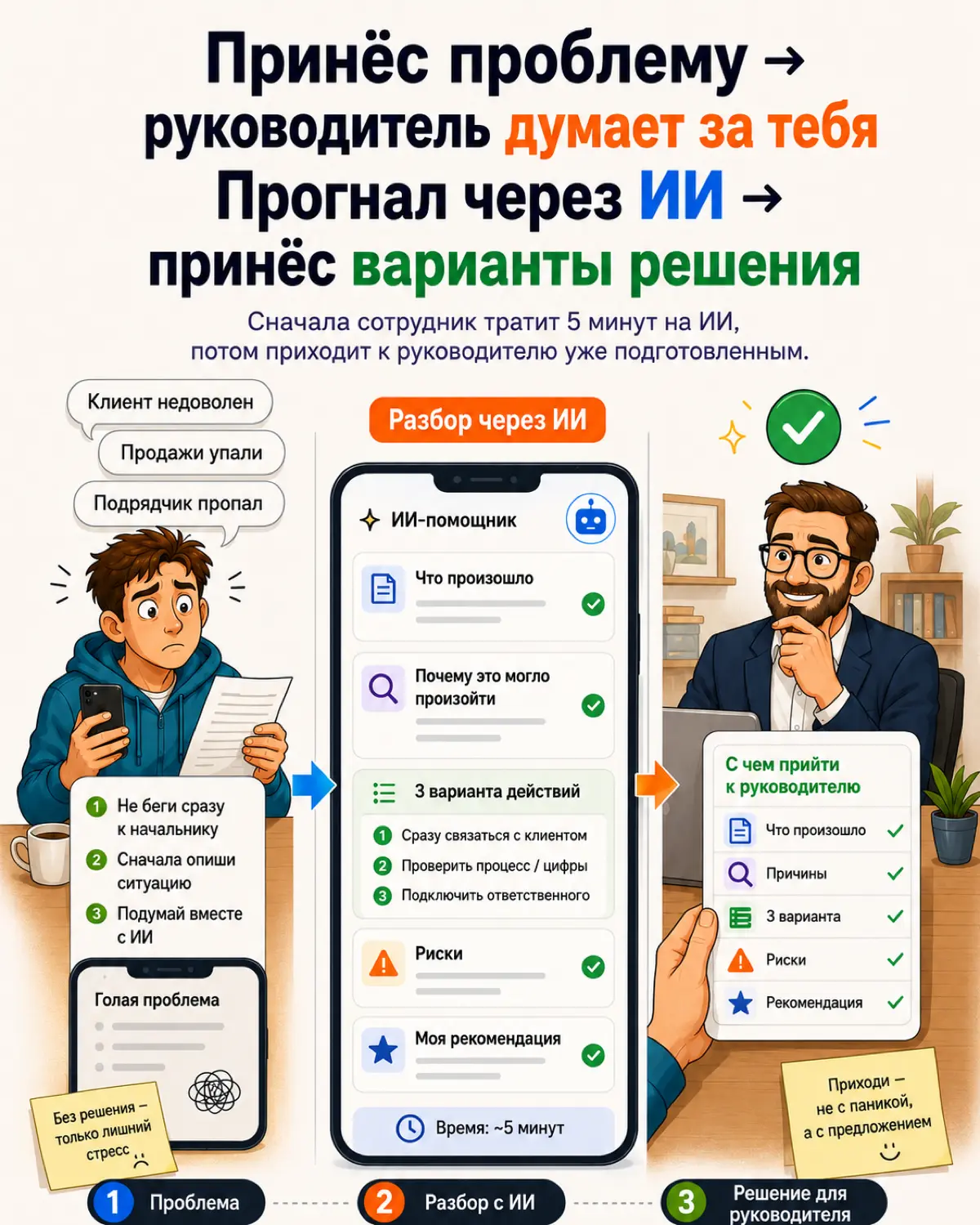 Запретите сотрудникам приходить с проблемами | Сетка — социальная сеть от hh.ru