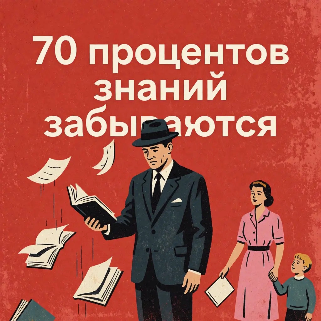 Почему 70% знаний забываются через месяц? | Сетка — социальная сеть от hh.ru