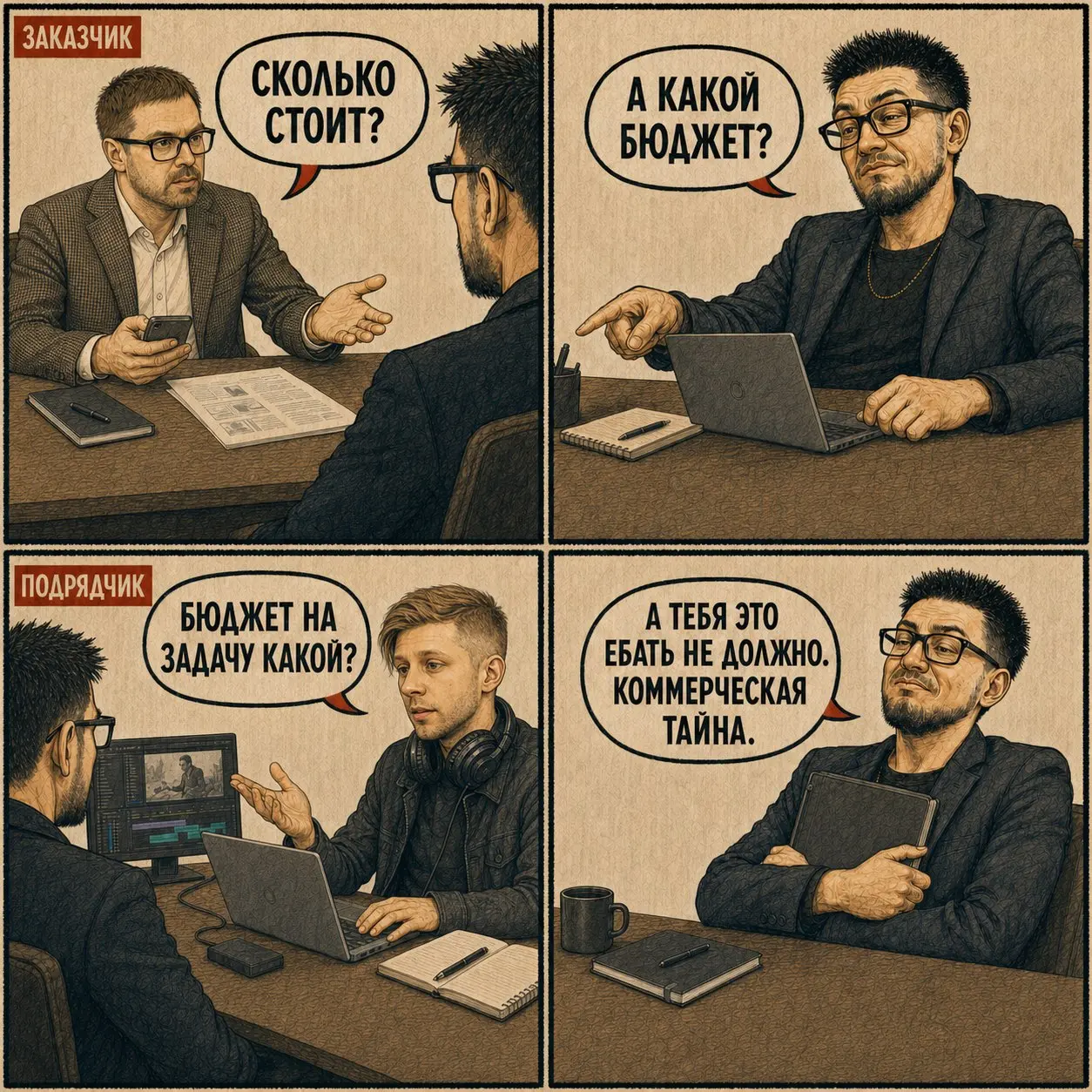 Самая дорогая строка в смете иногда называется не «камера», не «графика» и не «съёмочная смена».
Она называется «неизвестность» | Сетка — социальная сеть от hh.ru