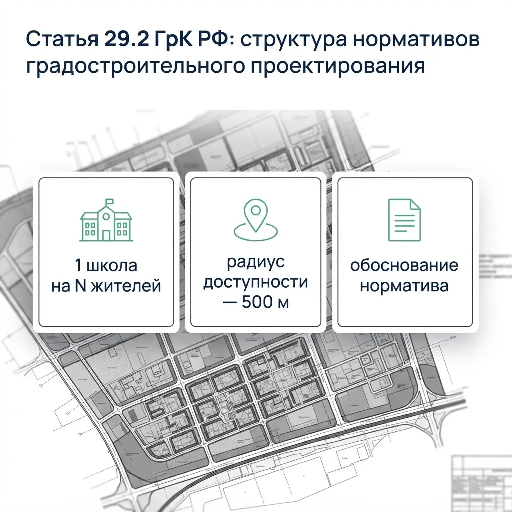 🔘Что говорит закон: статья 29.2 ГрК РФ
Статья 29.2 Градостроительного кодекса — про нормативы градостроительного проектирования | Сетка — социальная сеть от hh.ru