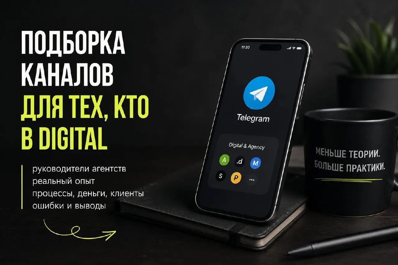 Подписаться на канал легко. Найти тот, который не захочется закрыть через неделю — уже сложнее.
Поэтому собрали подборку каналов руководителей агентств, студий и digital-команд | Сетка — социальная сеть от hh.ru