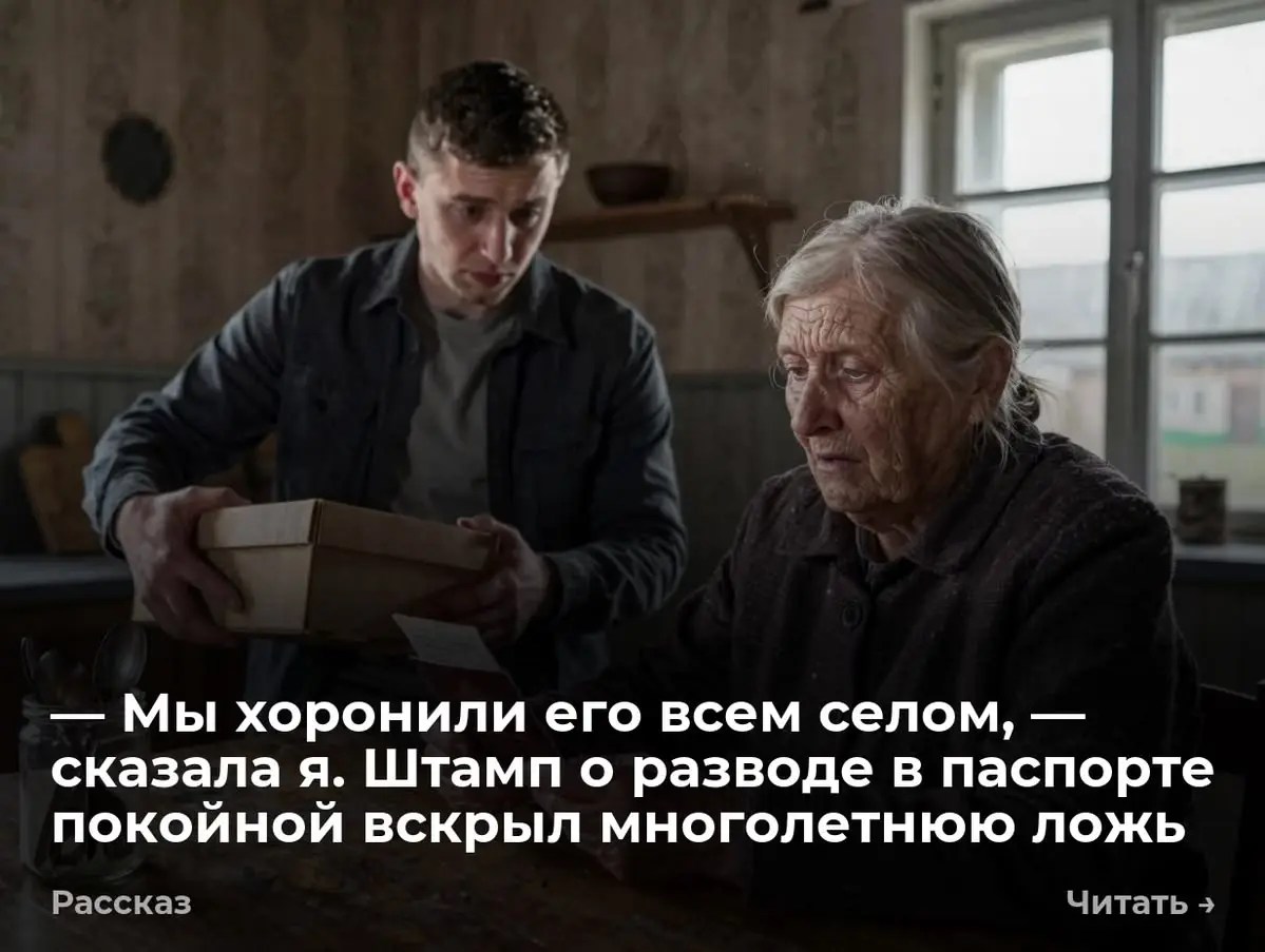 — Мы хоронили его всем селом, — сказала я. Штамп о разводе в паспорте покойной вскрыл многолетнюю ло
— Смотри, Степановна, — Анька швырнула на стол красную книжицу. — Вдовушка наша | Сетка — социальная сеть от hh.ru