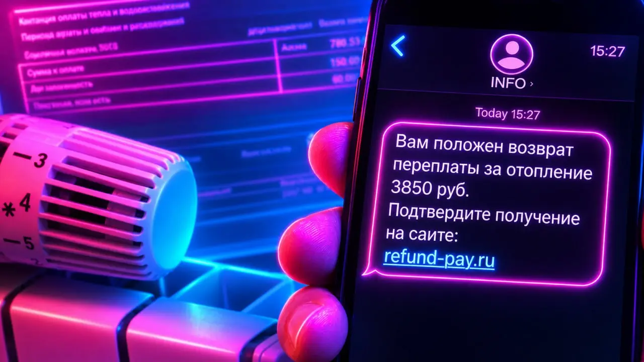 Аферисты придумали новую схему обмана: они рассылают гражданам сообщения о возврате переплаты за отопление | Сетка — социальная сеть от hh.ru