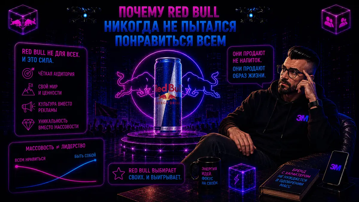 Почему Red Bull никогда не пытался понравиться всем | Сетка — социальная сеть от hh.ru