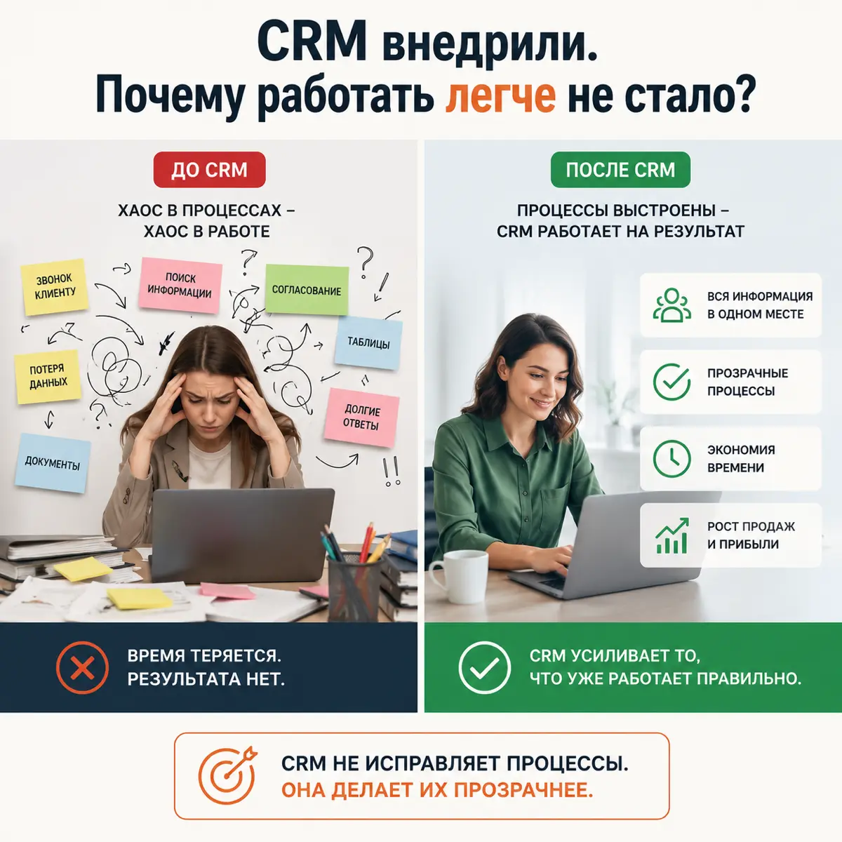 CRM внедрили | Сетка — социальная сеть от hh.ru