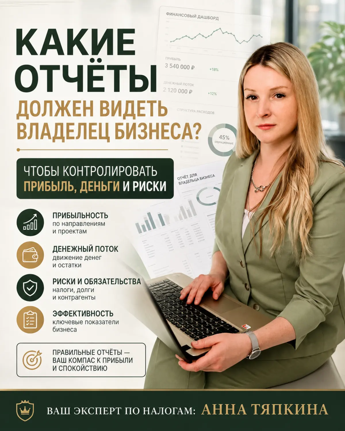 Что должен видеть владелец бизнеса в отчетах? | Сетка — социальная сеть от hh.ru