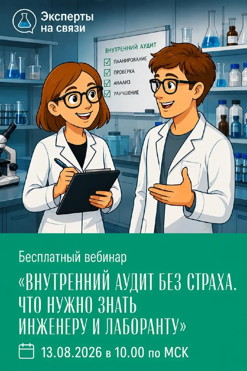 Как выжить (и выжать максимум) на внутреннем аудите
Коллеги, бывало у вас такое: аудитор задает вопрос лаборанту, а тот теряется, не знает что сказать и лучшем случае он повторяет фразу из инструкции,... | Сетка — социальная сеть от hh.ru
