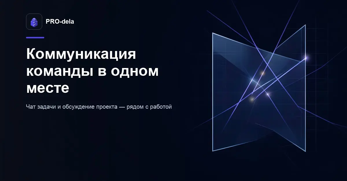 Коммуникации в PRO-dela | Сетка — социальная сеть от hh.ru