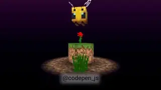 Minecraft 3D — анимированная сцена. Реализована с помощью CSS и JS
https://codepen.io/fariati/pen/oNpZRbd | Сетка — социальная сеть от hh.ru