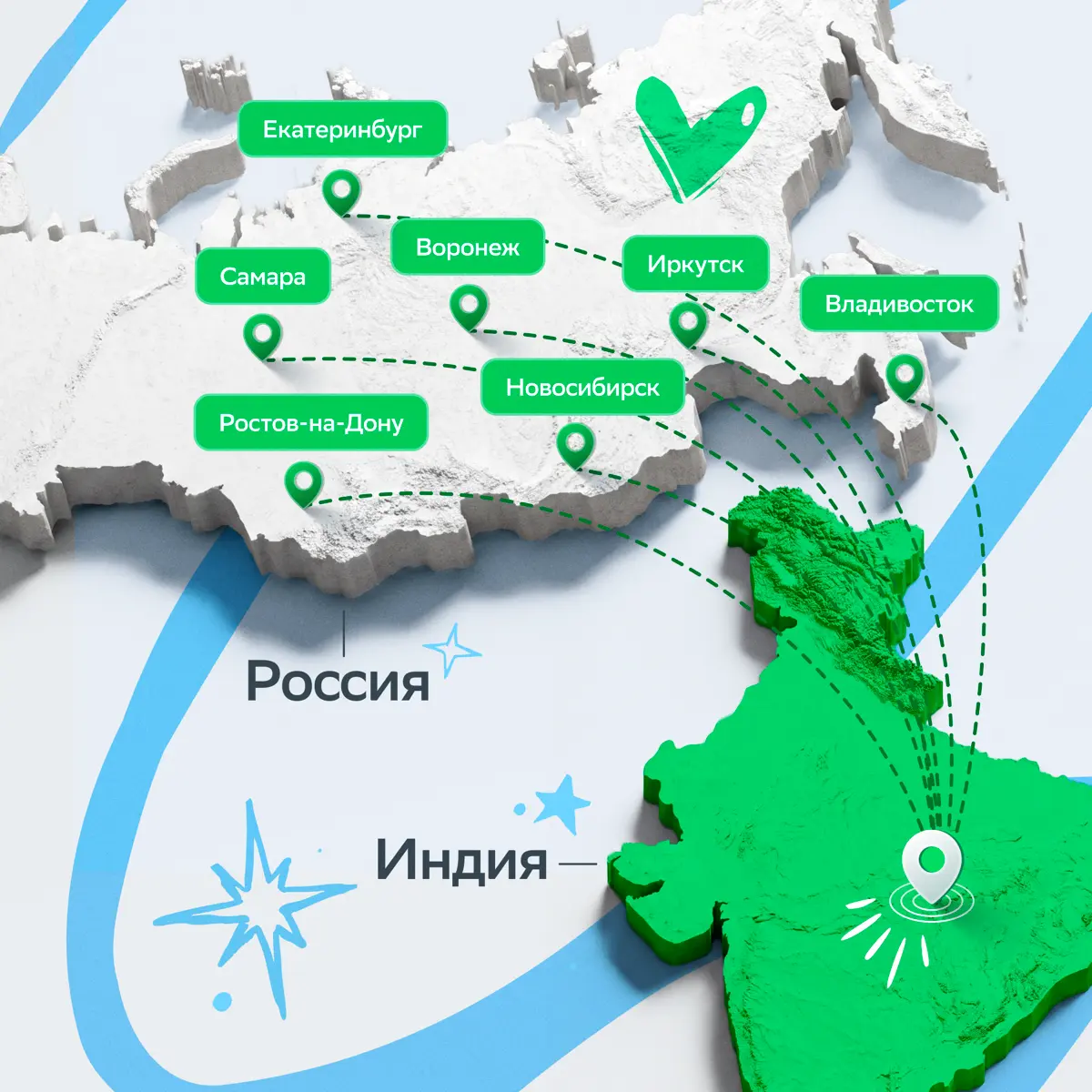 Ищем тех, кто любит Индию даже на расстоянии!
Наш Центр развития индийского направления в поиске руководителей направления | Сетка — социальная сеть от hh.ru