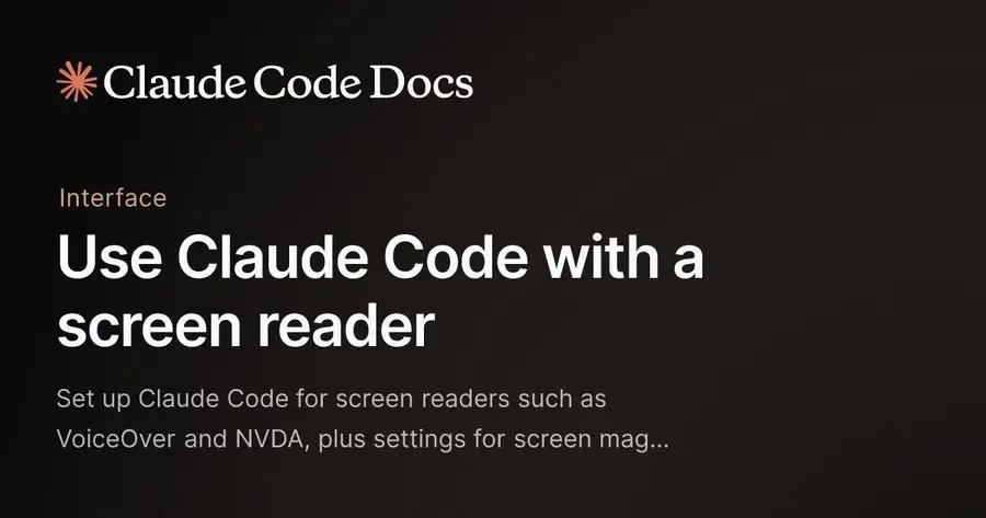 👁‍🗨 "КОДИРОВАНИЕ БРАЙЛЯ"
Anthropic выкатили обновление Claude Code с полноценным режимом Screen Reader — теперь агент работает через дерево доступности | Сетка — социальная сеть от hh.ru