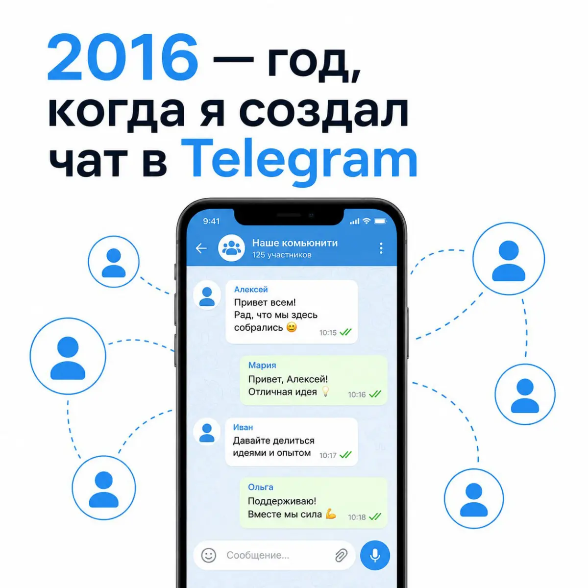 2016 год, Telegram-чат и вопросы: с чего всё началось? | Сетка — социальная сеть от hh.ru