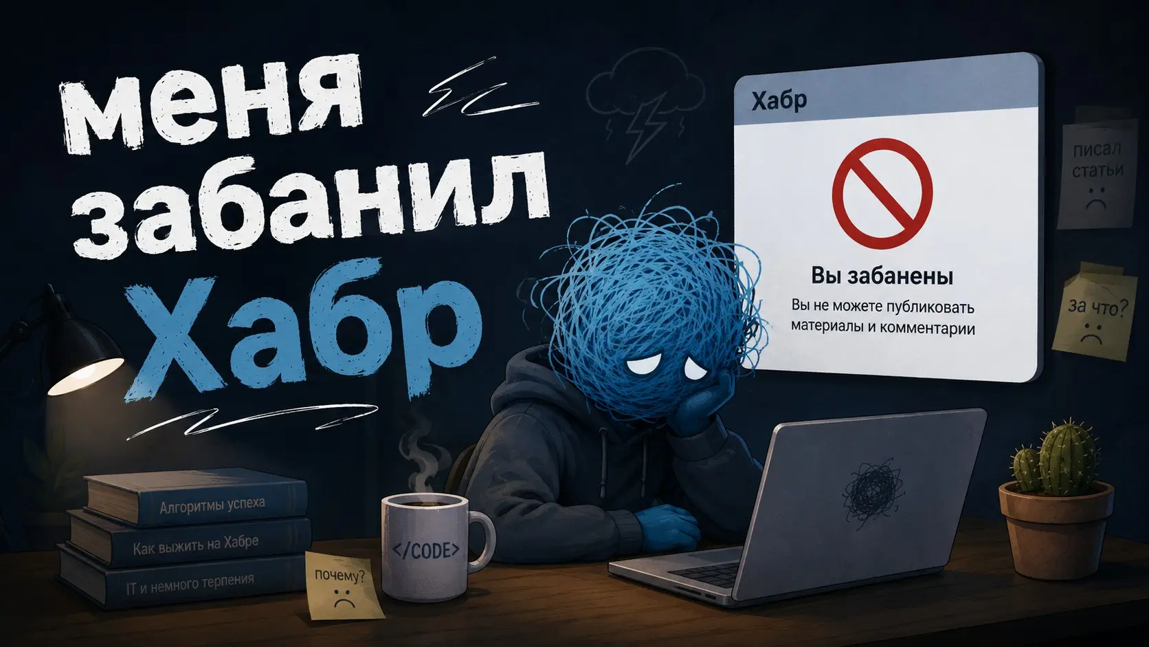 Меня забанили на Хабр | Сетка — социальная сеть от hh.ru