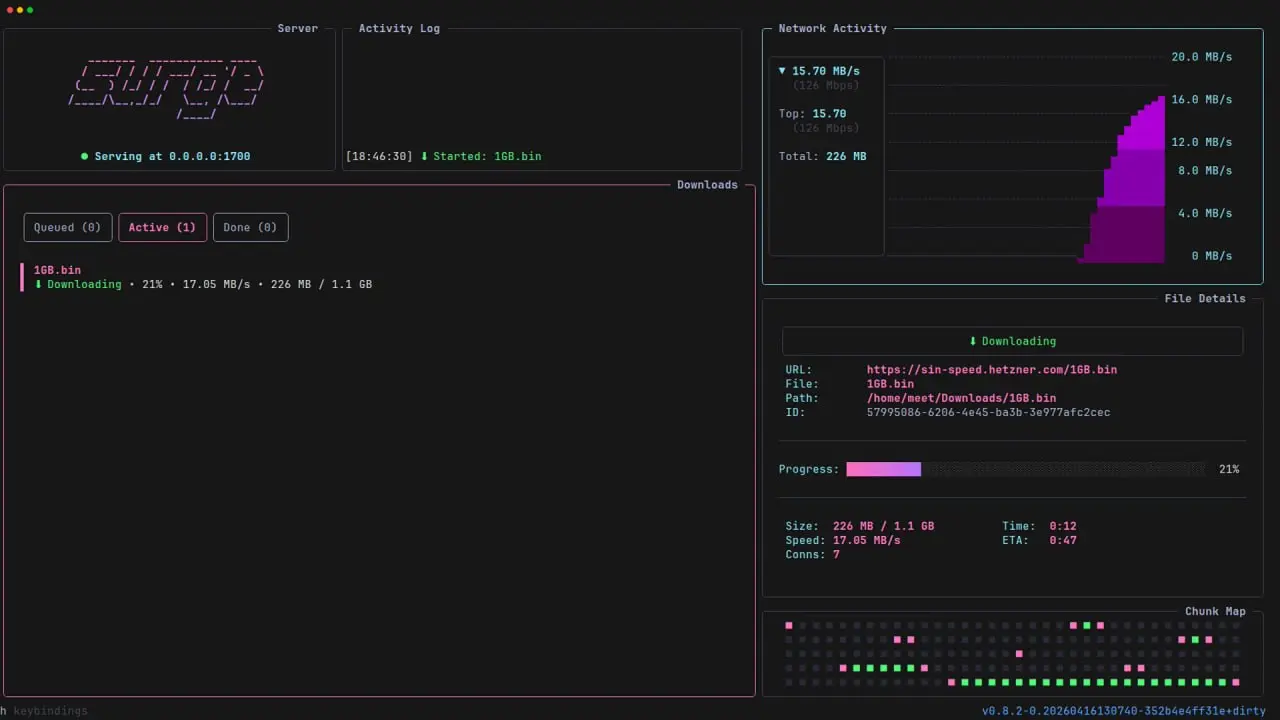 https://surgedm.github.io/
Менеджер закачек.
Не буду настаивать на его полезности, но эстетика просто зашкаливает. | Сетка — социальная сеть от hh.ru