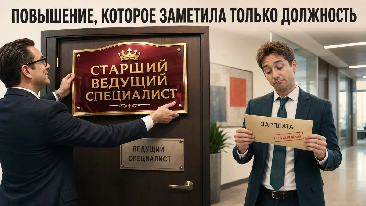 Когда карьерный рост не дошёл до зарплаты | Сетка — социальная сеть от hh.ru