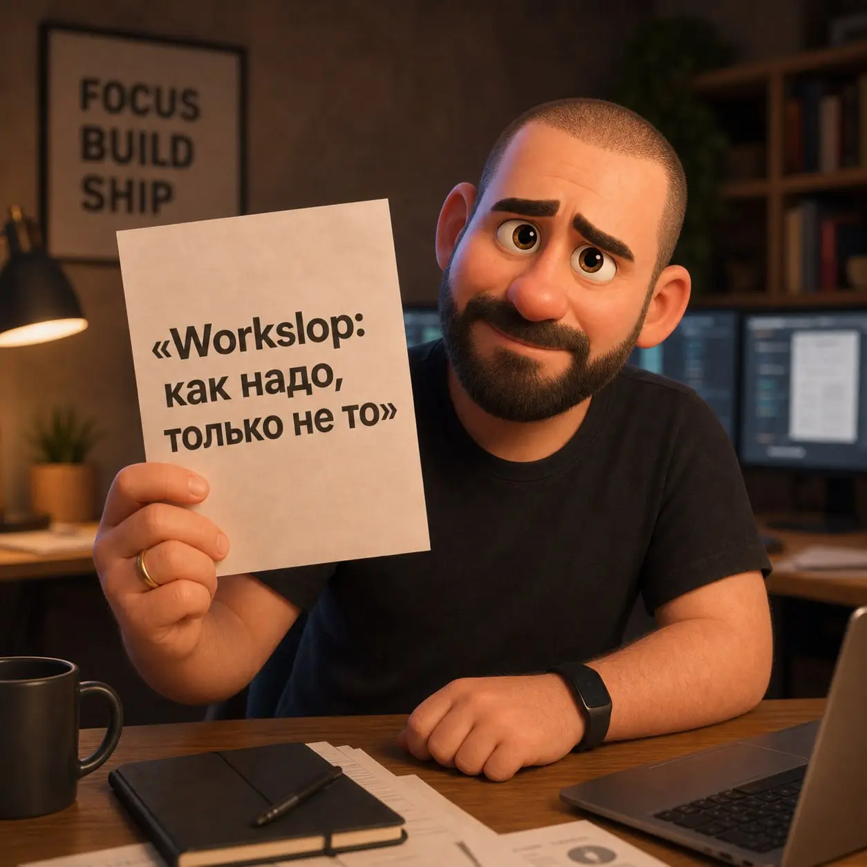 🎭 Встречаем новый термин - Workslop.
Помнишь понедельничную строчку Карпова - «как надо сказанные мне, но только все не те»? У неё нашёлся рабочий двойник | Сетка — социальная сеть от hh.ru