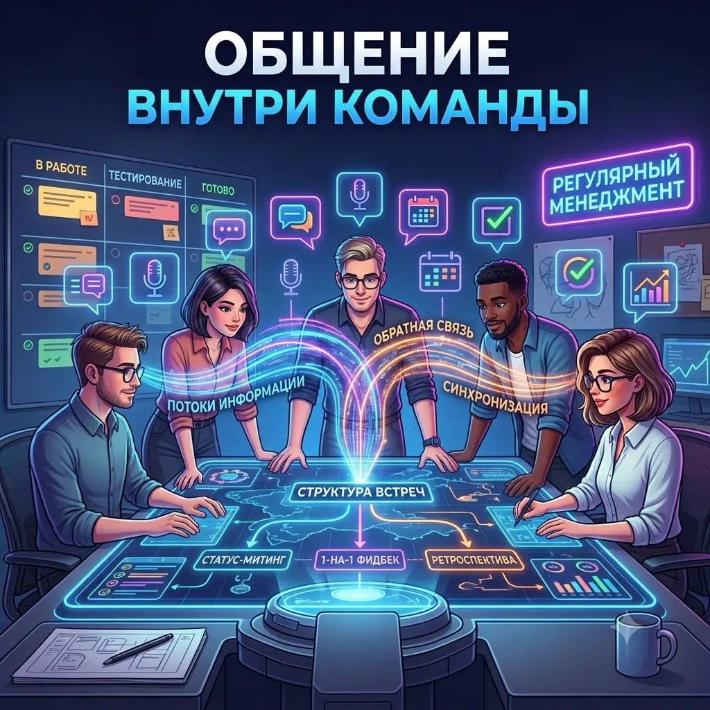 Общение внутри команды. | Сетка — социальная сеть от hh.ru