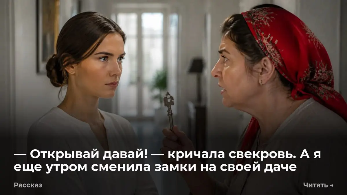 — Открывай давай! — кричала свекровь. А я еще утром сменила замки на своей даче
Замок скрежетал. Металлический профиль калитки ходил ходуном | Сетка — социальная сеть от hh.ru