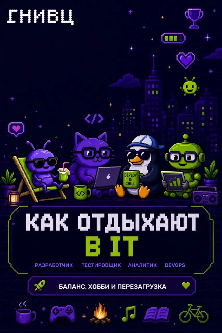 Отдых по-айтишному 🏖
Мы привыкли думать кейсами, проверять границы и оценивать риски — и не всегда умеем это выключать | Сетка — социальная сеть от hh.ru