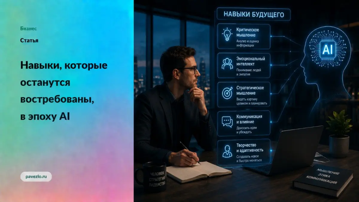 Какие навыки останутся востребованными в эпоху AI | Сетка — социальная сеть от hh.ru