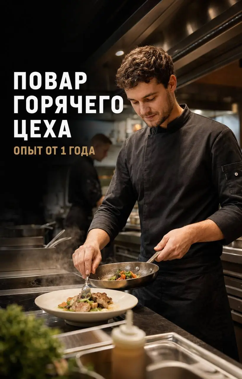 ПОВАР ГОРЯЧЕГО ЦЕХА
От 5 500₽/смена
Ресторан авторской кухни POLE
• Москва, центр, м. Парк культуры
• Рестораны/Кафе
• +7 915 353 36 19
Полное описание вакансии размещено в Телеграм и Макс | Сетка — социальная сеть от hh.ru