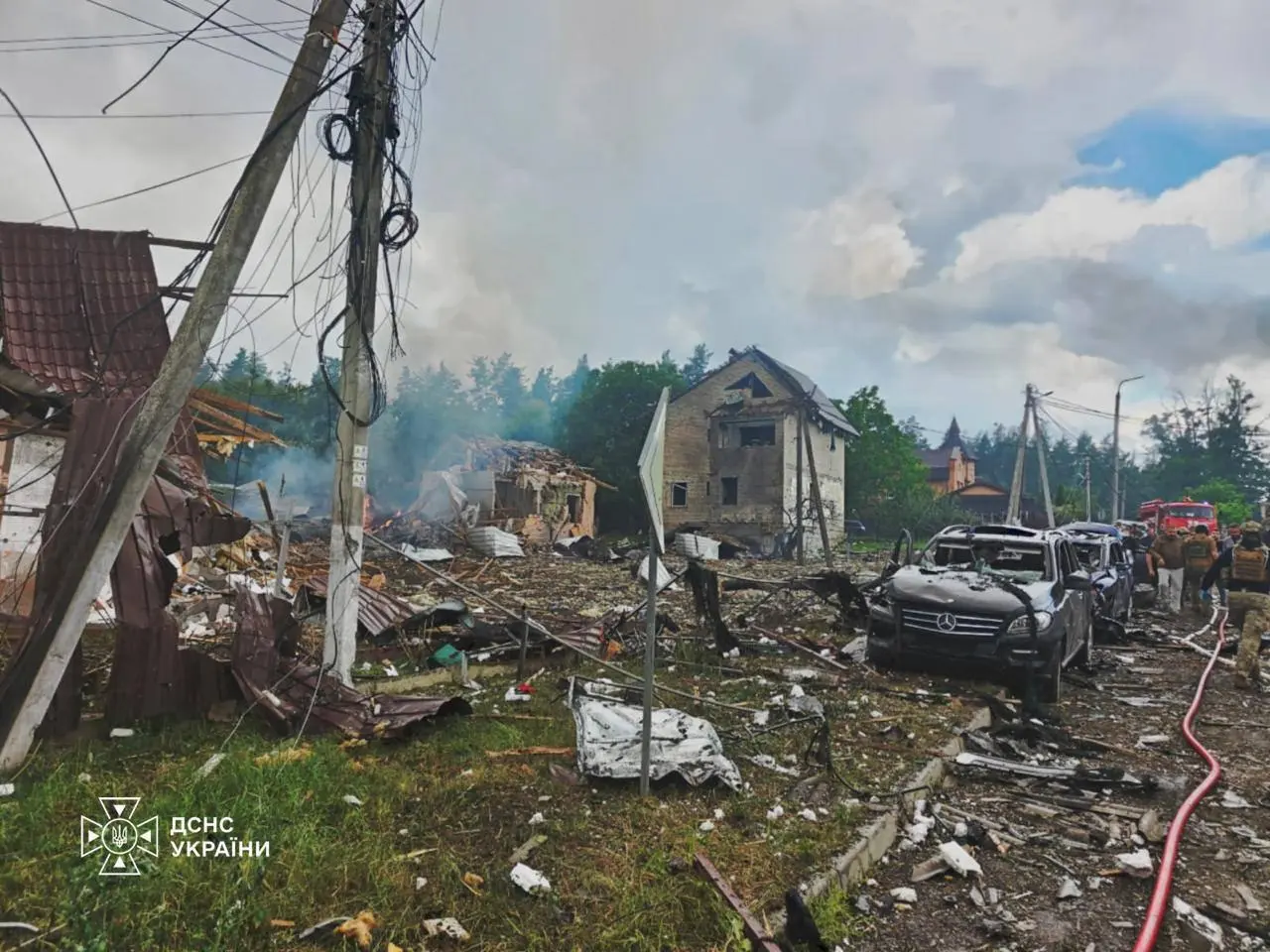 Кадры из села Капитановка в Киевской области, где проходила выставка оборонной продукции Украины | Сетка — социальная сеть от hh.ru