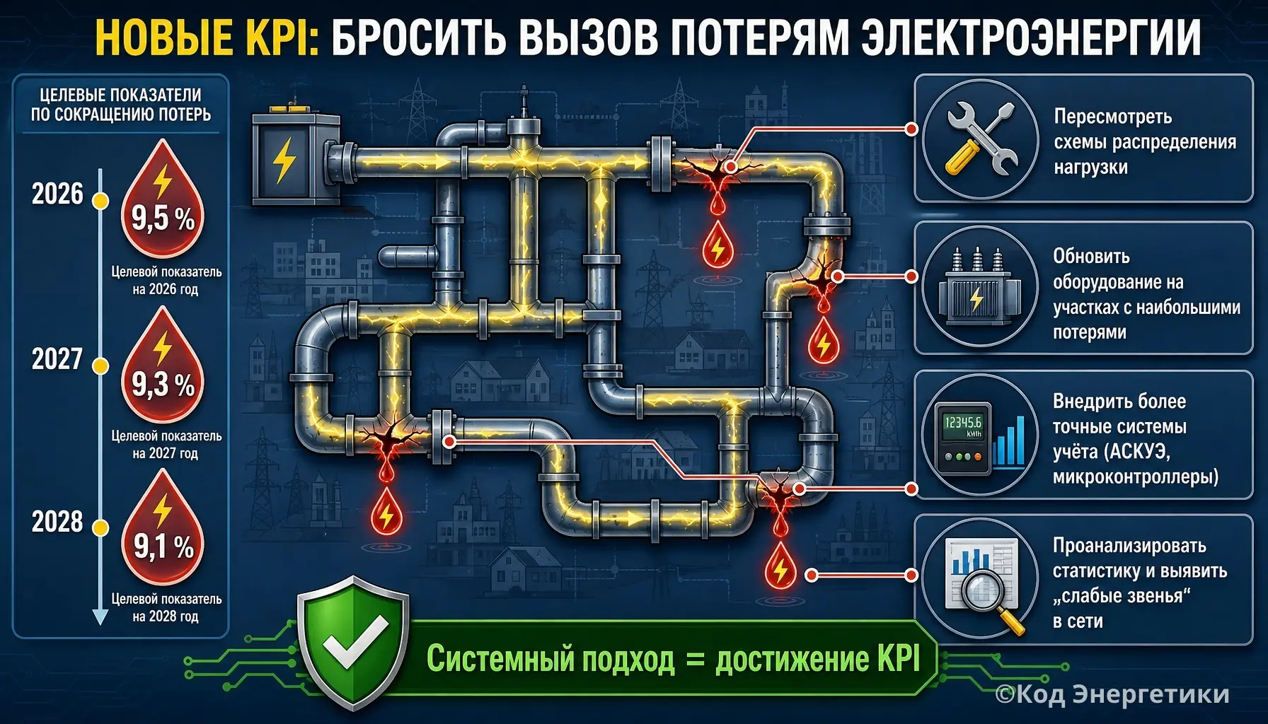 Потери в сетях: новые KPI — вызов для ТСО | Сетка — социальная сеть от hh.ru