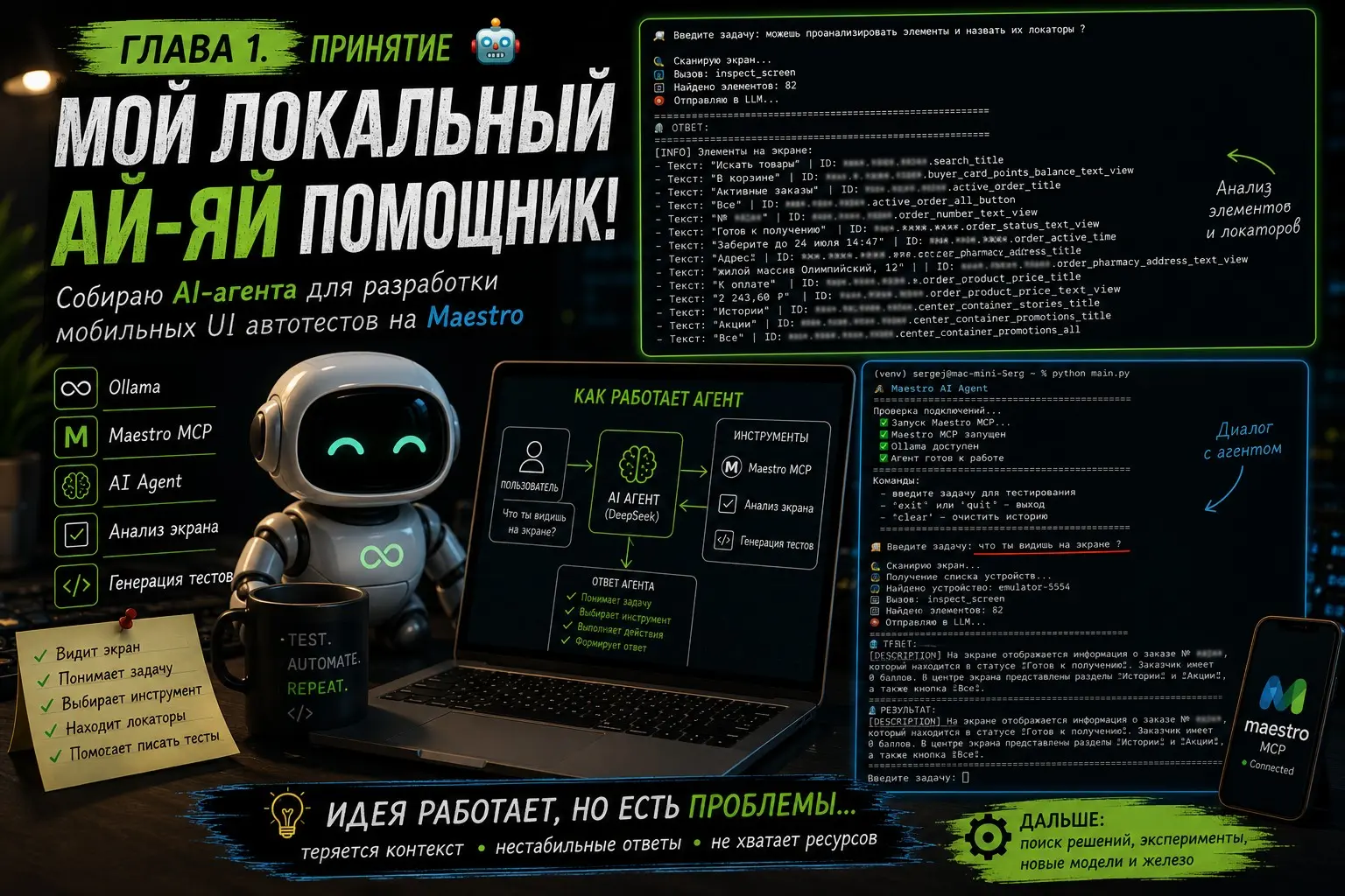Мой локальный ай-Яй помошник! Глава 1: Принятие 🤖 | Сетка — социальная сеть от hh.ru