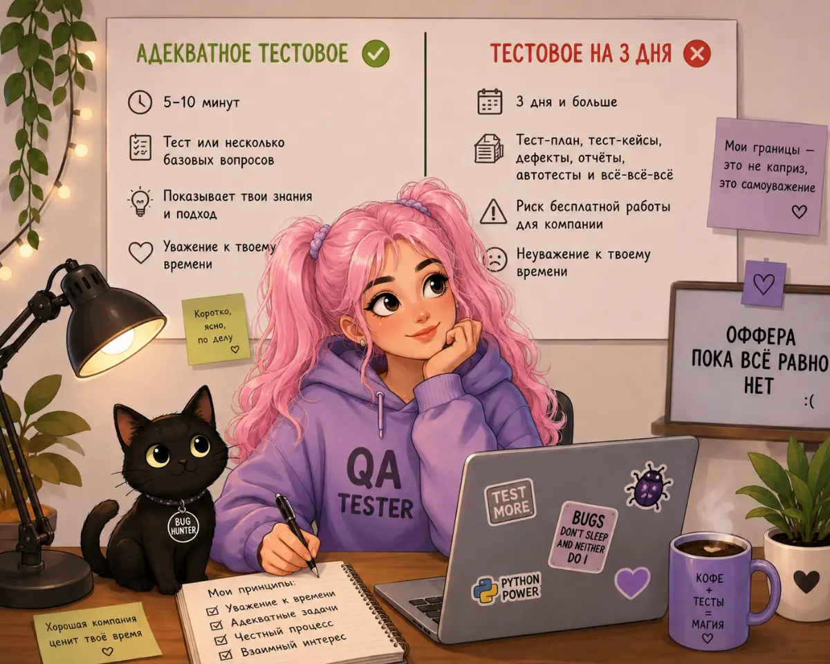 Тестовое задание или бесплатная работа? Где граница? ✏️ | Сетка — социальная сеть от hh.ru