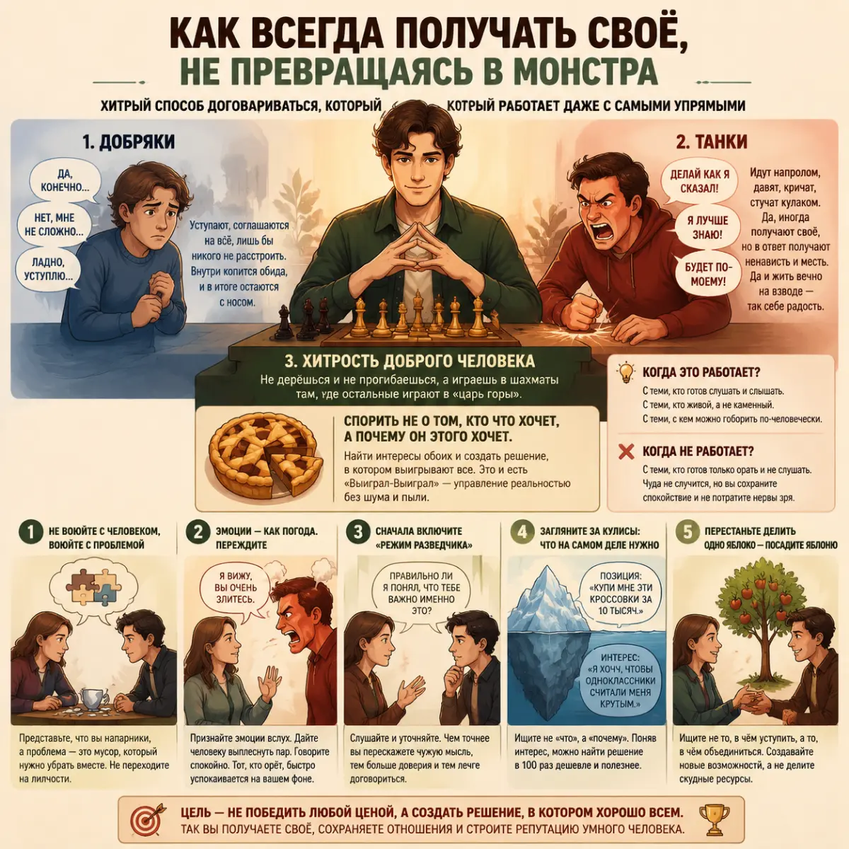 Как всегда получать своё, не превращаясь в монстра. | Сетка — социальная сеть от hh.ru