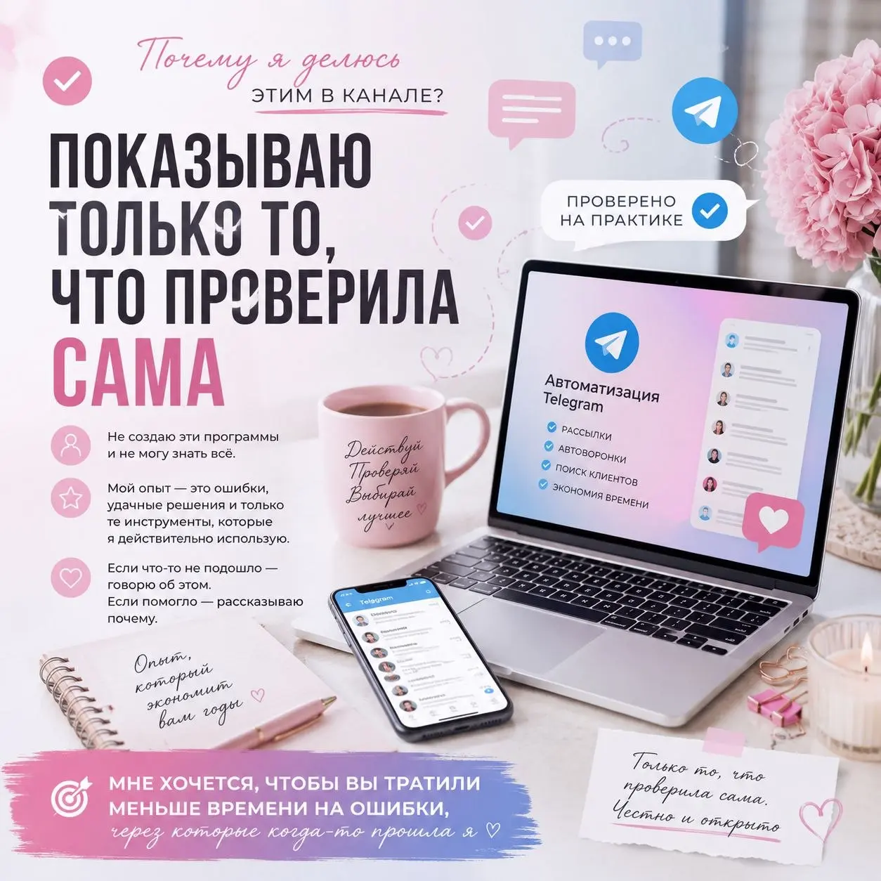 🥰😌😙
🎤Почему я решила делиться этим в канале?
Я не создавала эти программы. Я не могу сказать, что знаю абсолютно всё.
Но за несколько лет у меня накопился свой опыт.
Были ошибки. Были удачные решения | Сетка — социальная сеть от hh.ru