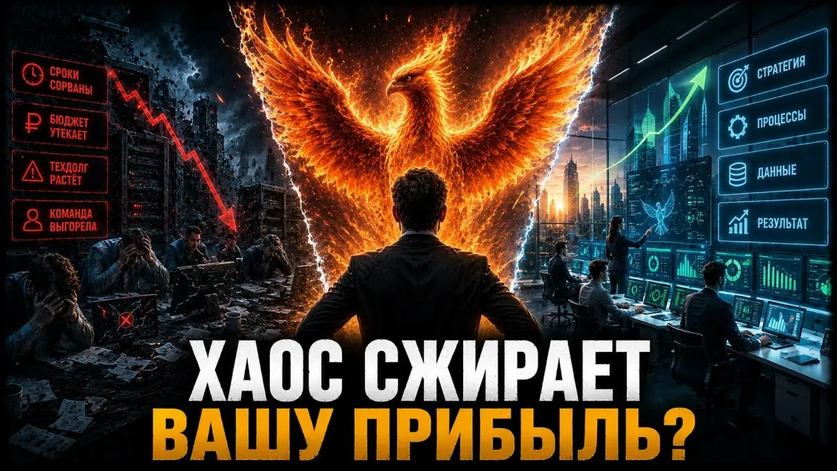 Как ИТ-хаос сжирает вашу прибыль?
Разбор романа «Проект Феникс»
В управлении обычно ищут большие причины потерь.
Плохие проекты. Ошибки стратегии. Неверные инвестиции | Сетка — социальная сеть от hh.ru