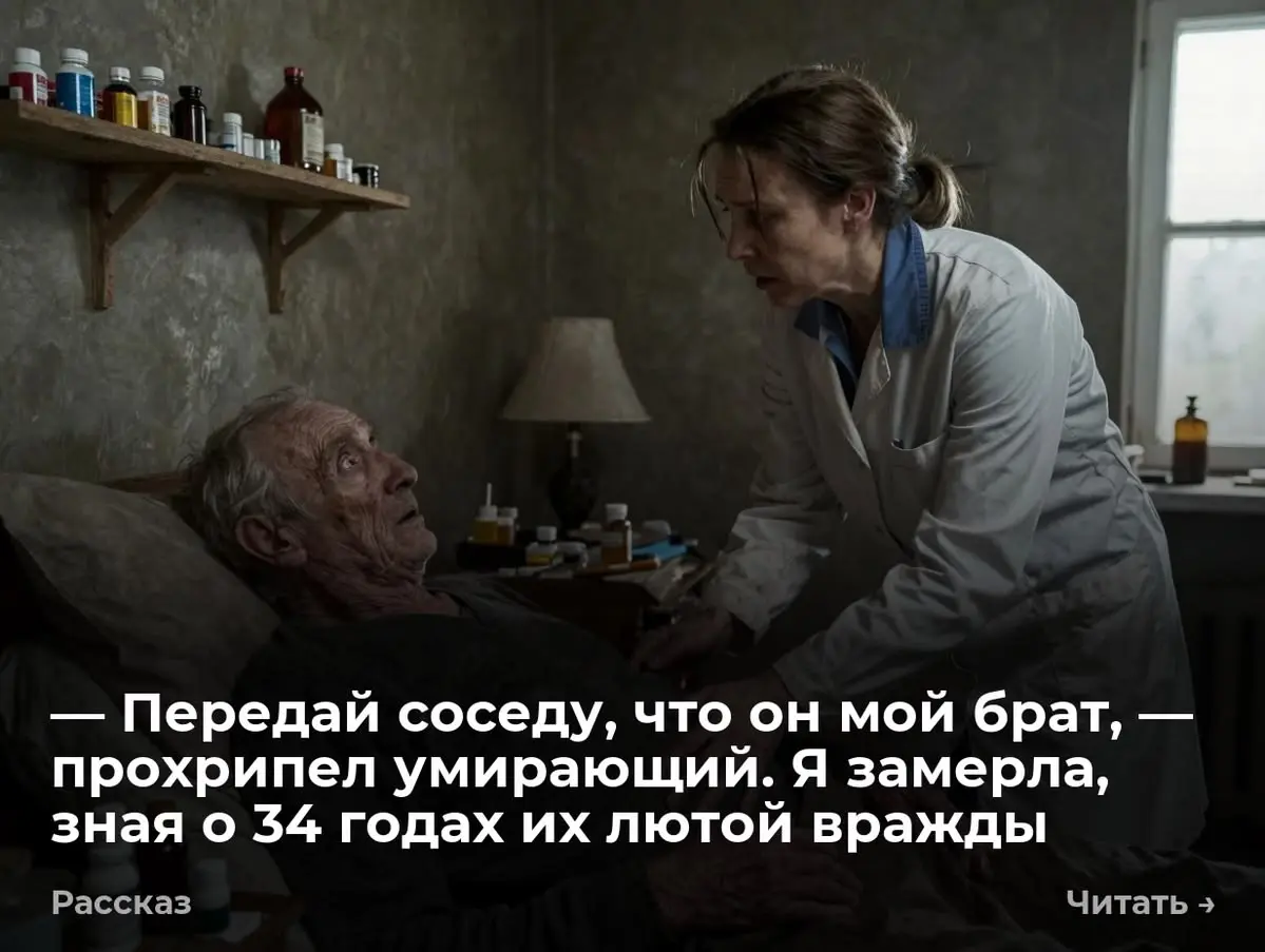 — Передай соседу, что он мой брат, — прохрипел умирающий | Сетка — социальная сеть от hh.ru