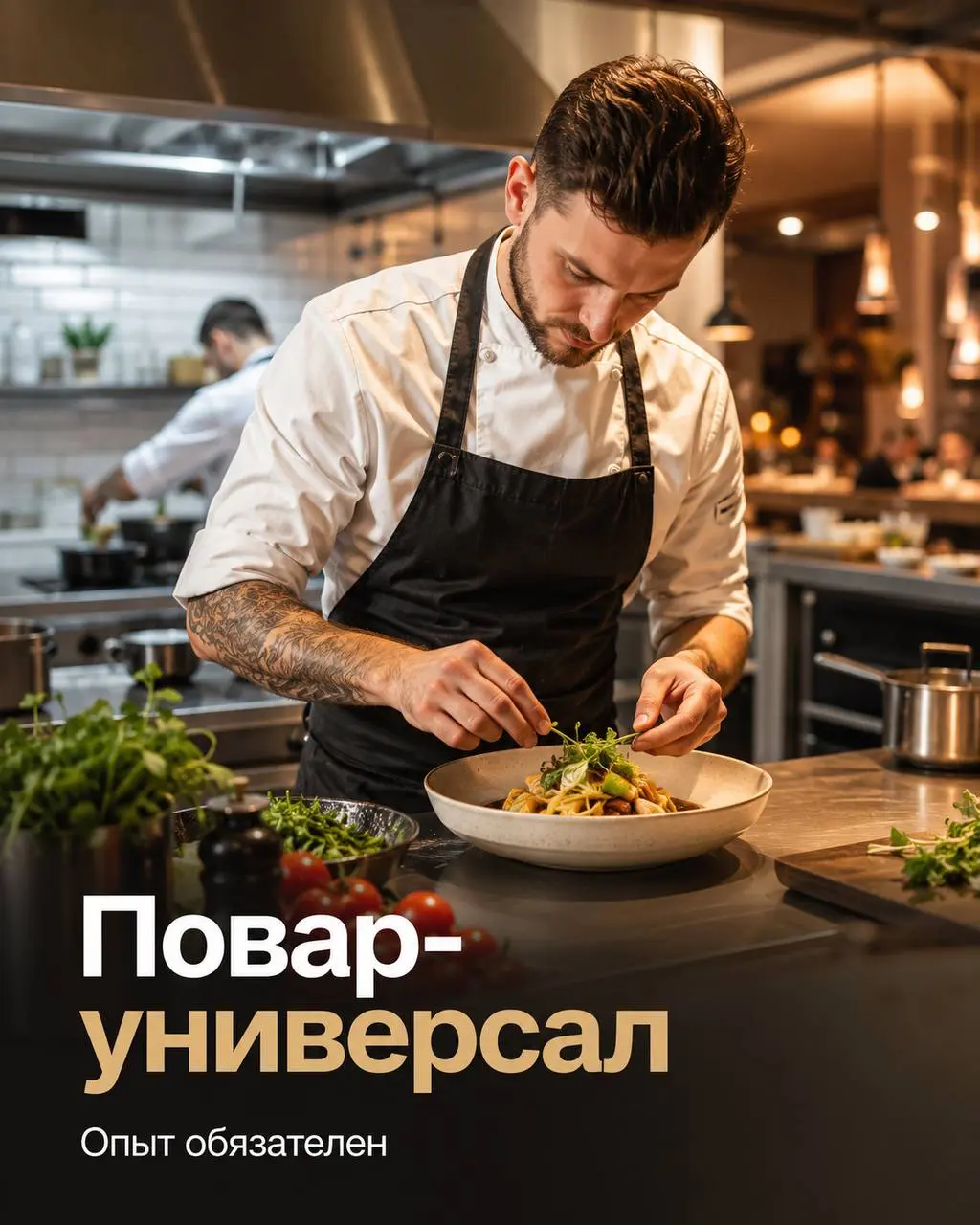 ПОВАР-УНИВЕРСАЛ
5 500₽/смена - 6 000₽/смена
Tortelle
• Москва, м. Филатов луг, проспект Магелана, 29
• Рестораны/Кафе
• +79917511716
Полное описание вакансии размещено в Телеграм и Макс | Сетка — социальная сеть от hh.ru